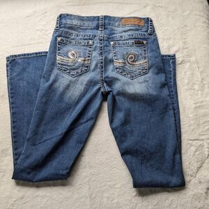 Seven7 Women's Blue Jeans boot cut size 8